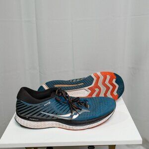 Saucony Teal and Black Running Shoes